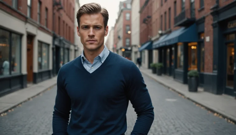 pull avec chemise homme