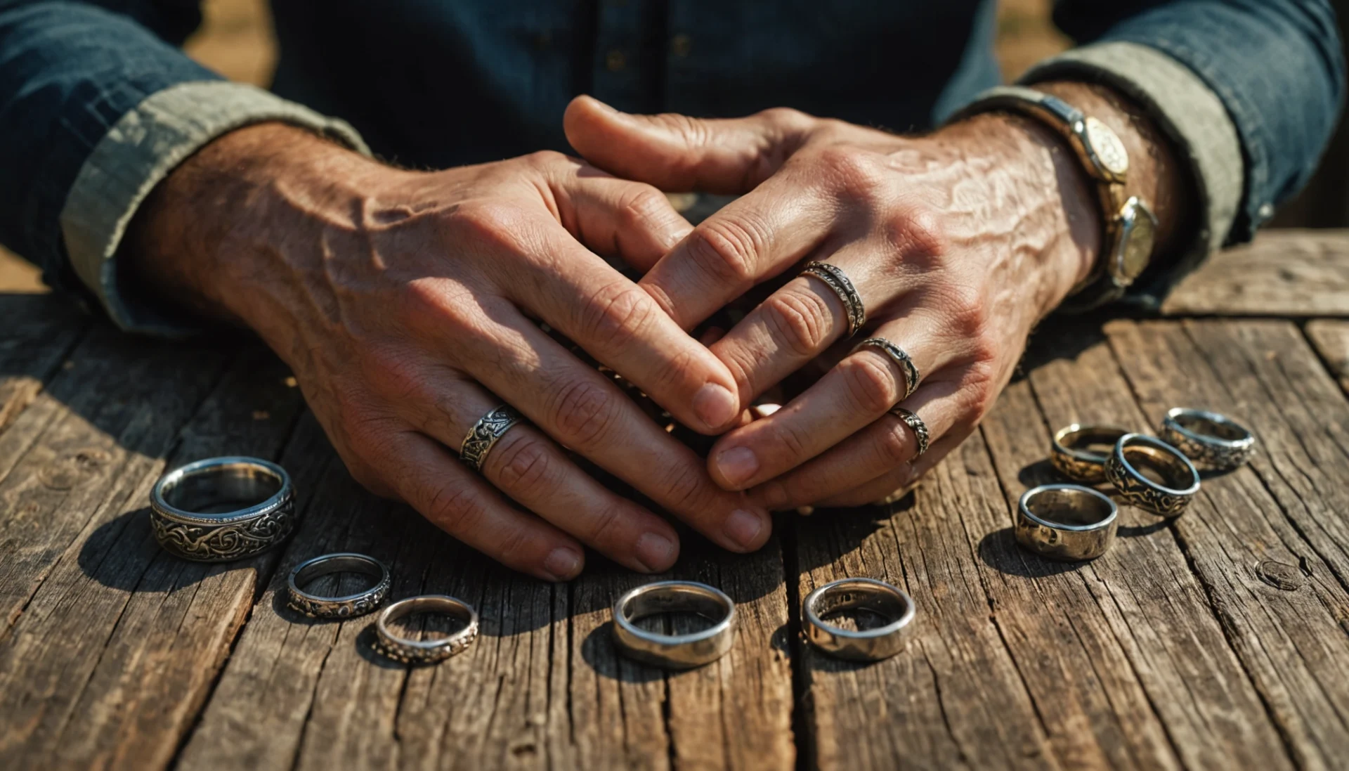 signification des bagues aux doigts homme