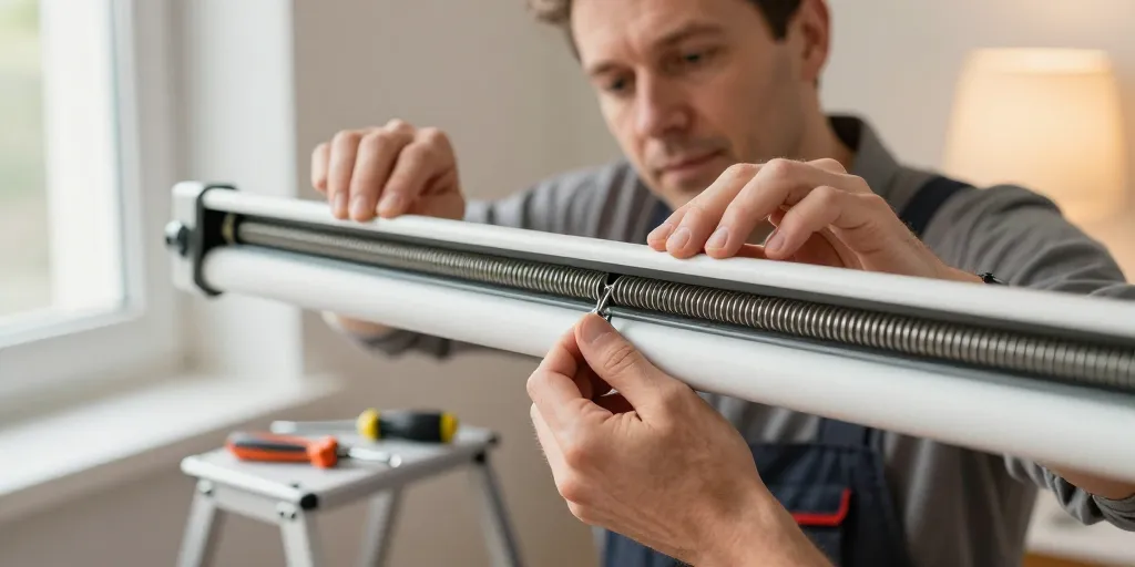 comment réparer un store enrouleur manuel