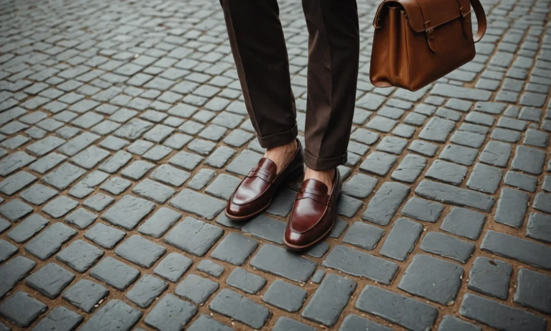 chaussette avec mocassin